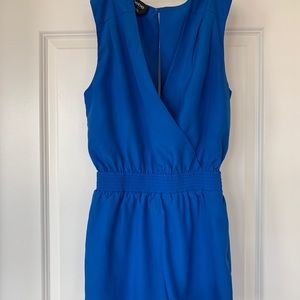 Royal Blue Short Romper